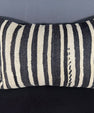 Turkish Hemp Pillow Cushion Natural Beige Black Pillow Cushion Cover 16" x 24" #30049