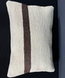 Turkish Hemp Pillow Cushion Natural Beige Brown Pillow Cushion Cover 16" x 24" #30052