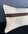 Turkish Hemp Pillow Cushion Natural Beige Brown Pillow Cushion Cover 16" x 24" #30052