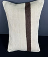 Turkish Hemp Pillow Cushion Natural Beige Brown Pillow Cushion Cover 16" x 24" #30052