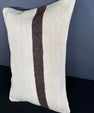 Turkish Hemp Pillow Cushion Natural Beige Brown Pillow Cushion Cover 16" x 24" #30052
