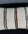 Turkish Hemp Pillow Cushion Natural Beige Brown Pillow Cushion Cover 16" x 24" #30099