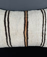Turkish Hemp Pillow Cushion Natural Beige Brown Pillow Cushion Cover 16" x 24" #30099