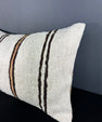 Turkish Hemp Pillow Cushion Natural Beige Brown Pillow Cushion Cover 16" x 24" #30099