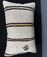 Turkish Hemp Pillow Cushion Natural Beige Brown Pillow Cushion Cover 16" x 24" #30023