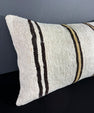 Turkish Hemp Pillow Cushion Natural Beige Brown Pillow Cushion Cover 16" x 24" #30023