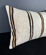 Turkish Hemp Pillow Cushion Natural Beige Brown Pillow Cushion Cover 16" x 24" #30010