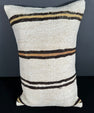 Turkish Hemp Pillow Cushion Natural Beige Brown Pillow Cushion Cover 16" x 24" #30010