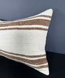 Turkish Hemp Pillow Cushion Natural Beige Brown Pillow Cushion Cover 16" x 24" #30053