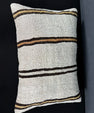 Turkish Hemp Pillow Cushion Natural Beige Brown Pillow Cushion Cover 16" x 24" #30011