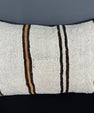 Turkish Hemp Pillow Cushion Natural Beige Brown Pillow Cushion Cover 16" x 24" #30011