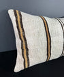 Turkish Hemp Pillow Cushion Natural Beige Brown Pillow Cushion Cover 16" x 24" #30011