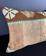 Turkish Hemp Pillow Cushion Natural Light Cream Brown Pillow Cushion Cover 16" x 24" #30054