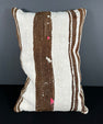 Turkish Hemp Pillow Cushion Natural Beige Brown Pillow Cushion Cover 16" x 24" #30024