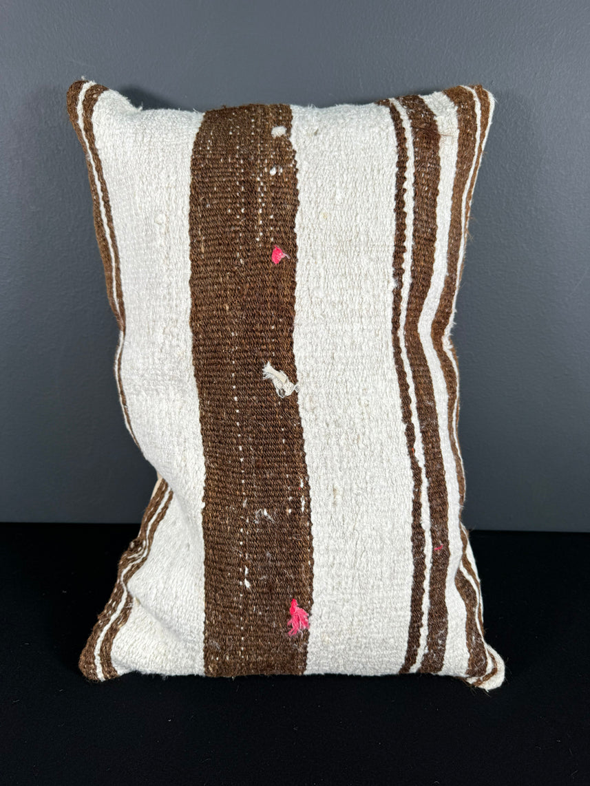 Turkish Hemp Pillow Cushion Natural Beige Brown Pillow Cushion Cover 16" x 24" #30024