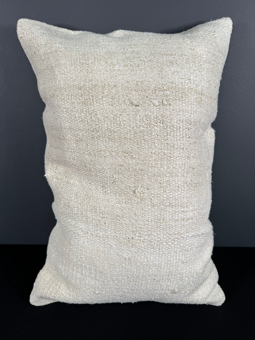 Turkish Hemp Pillow Cushion Natural Beige Pillow Cushion Cover 16" x 24" #30025