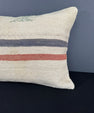 Turkish Hemp Pillow Cushion Natural Beige Orange Pillow Cushion Cover 16" x 24" #30056