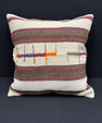 Turkish Hemp Pillow Cushion Natural Beige Brown Pillow Cushion Cover 24x24 #30404