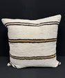 Turkish Hemp Pillow Cushion Natural Beige Brown Pillow Cushion Cover 24x24 #30429