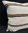Turkish Hemp Pillow Cushion Natural Beige Brown Pillow Cushion Cover 24x24 #30429