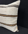Turkish Hemp Pillow Cushion Natural Beige Brown Pillow Cushion Cover 24x24 #30429