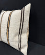 Turkish Hemp Pillow Cushion Natural Beige Brown Pillow Cushion Cover 24x24 #30429