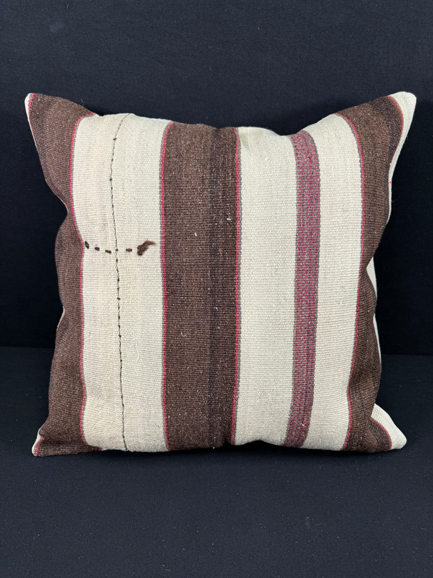 Turkish Hemp Pillow Cushion Natural Beige Brown Pillow Cushion Cover 24x24 #30403
