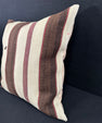 Turkish Hemp Pillow Cushion Natural Beige Brown Pillow Cushion Cover 24x24 #30403