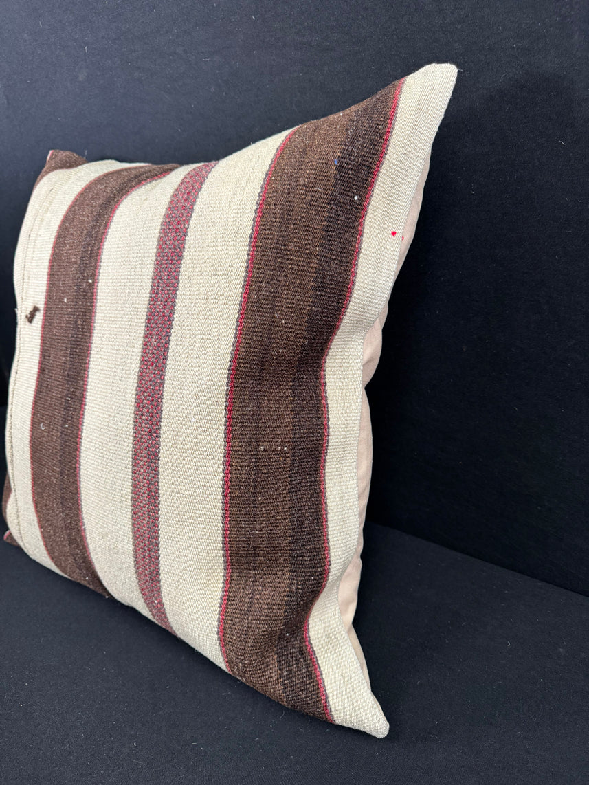 Turkish Hemp Pillow Cushion Natural Beige Brown Pillow Cushion Cover 24x24 #30403
