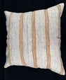 Turkish Hemp Pillow Cushion Natural Beige Rust Pillow Cushion Cover 24x24 #30409