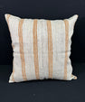 Turkish Hemp Pillow Cushion Natural Beige Rust Pillow Cushion Cover 24x24 #30409