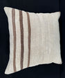 Turkish Hemp Pillow Cushion Natural Beige Brown Pillow Cushion Cover 24x24 #30421