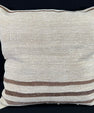 Turkish Hemp Pillow Cushion Natural Beige Brown Pillow Cushion Cover 24x24 #30421