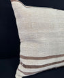 Turkish Hemp Pillow Cushion Natural Beige Brown Pillow Cushion Cover 24x24 #30421