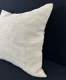 Turkish Hemp Pillow Cushion Natural Beige Pillow Cushion Cover 24x24 #30399