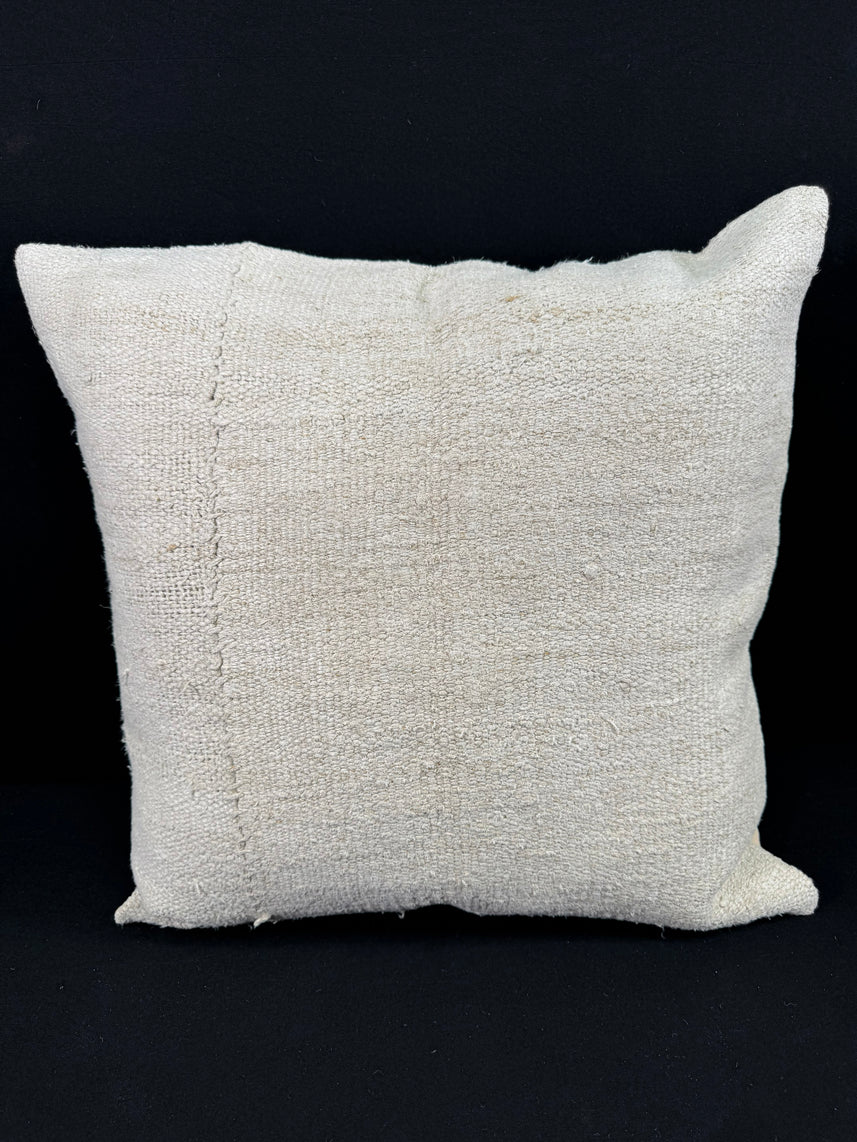 Turkish Hemp Pillow Cushion Natural Beige Pillow Cushion Cover 24x24 #30407