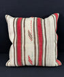 Turkish Hemp Pillow Cushion Natural Beige Red Pillow Cushion Cover 24x24 #30419