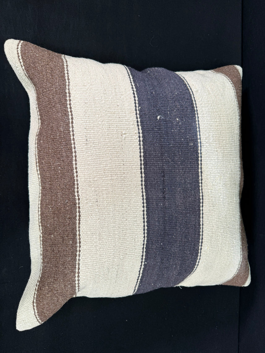 Turkish Hemp Pillow Cushion Natural Beige Brown Pillow Cushion Cover 24x24 #30410