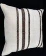 Turkish Hemp Pillow Cushion Natural Beige Brown Pillow Cushion Cover 24x24 #30420