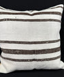 Turkish Hemp Pillow Cushion Natural Beige Brown Pillow Cushion Cover 24x24 #30420