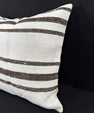 Turkish Hemp Pillow Cushion Natural Beige Brown Pillow Cushion Cover 24x24 #30420