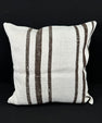 Turkish Hemp Pillow Cushion Natural Beige Brown Pillow Cushion Cover 24x24 #30420