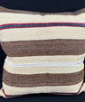 Turkish Hemp Pillow Cushion Natural Beige Brown Pillow Cushion Cover 24x24 #30426