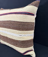 Turkish Hemp Pillow Cushion Natural Beige Brown Pillow Cushion Cover 24x24 #30426