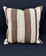 Turkish Hemp Pillow Cushion Natural Beige Brown Pillow Cushion Cover 24x24 #30426
