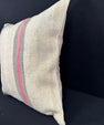 Turkish Hemp Pillow Cushion Natural Beige Pink Pillow Cushion Cover 24x24 #30427