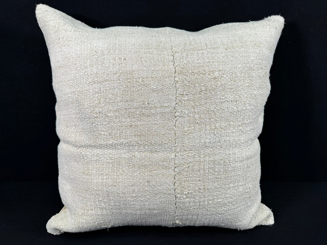 Turkish Hemp Pillow Cushion Natural Beige Pillow Cushion Cover 24x24 #30396