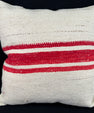 Turkish Hemp Pillow Cushion Natural Beige Red Pillow Cushion Cover 24x24 #30422