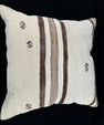 Turkish Hemp Pillow Cushion Natural Beige Brown Pillow Cushion Cover 24x24 #30423