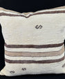 Turkish Hemp Pillow Cushion Natural Beige Brown Pillow Cushion Cover 24x24 #30423